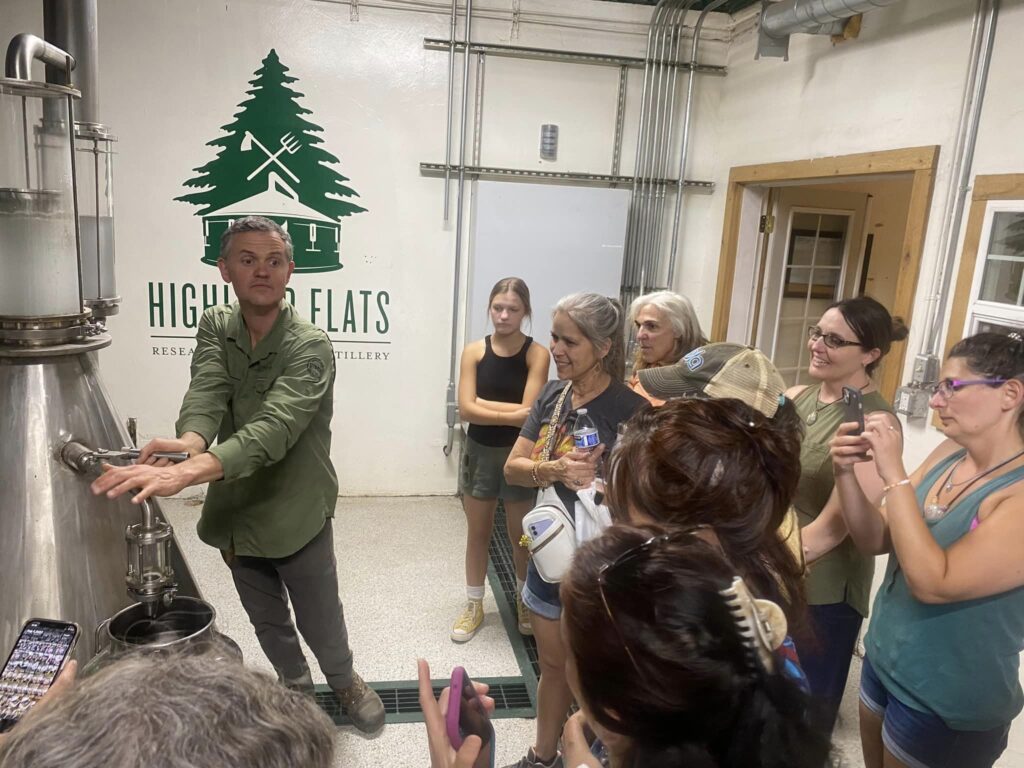 12. CARE Instructors learning about the distillation process